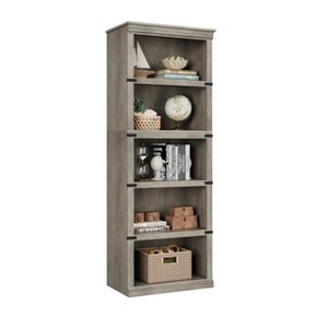ODK 5 Tier Farmhouse Bookcase, 67.4" Tall Book Shelf with Storage, Wooden Bookshelves 5 Shelf Display Shelvesfor Home Office, Living Room - 1 of 4
