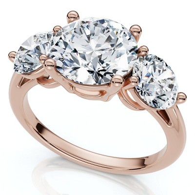 Pompeii3 Certified 3 1/2Ct Diamond Engagement Ring 14k Gold or Platinum Lab Created