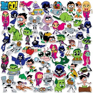 Teen Titans Go Character 50Ct Sticker Pack Miscellaneous 50 Ct. Sticker Pack - 1 of 4
