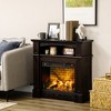 HOMCOM 1400W Freestanding Portable Full Frame Electric Fireplace Stove Heater with LED Flame Log Effect - 3 of 4