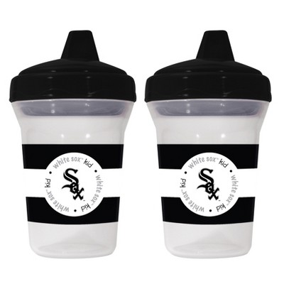 BabyFanatic Sippy Cup 2-Pack - MLB Chicago White Sox - Officially Licensed Toddler & Baby Cup Set