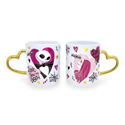 Silver Buffalo Disney Nightmare Before Christmas Splatter Characters  Ceramic Stacking Mug Set : Target