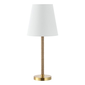 Andi Table Lamp - 26.375 Inch Height - TBL4554 - Brass/Natural - Safavieh - 1 of 4