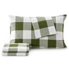 100% Turkish Cotton Classic Printed Flannel Sheet Set - Isla Jade - 4 of 4