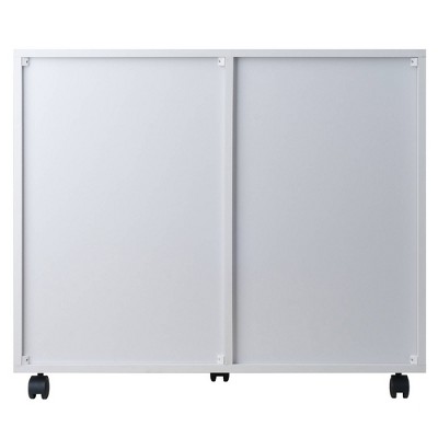 Winsome White 5-Drawer Office Cabinet with Adjustable Side Shelf