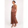 Petal and Pup Nellie Satin Midi Skirt - 3 of 4