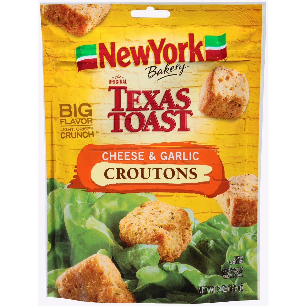 UPC 070200010673 product image for New York Bakery The Original Texas Toast Croutons Cheese & Garlic - 5oz | upcitemdb.com