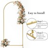 Arch Backdrop Stand, Wedding Arch Backdrop Stand with 2 Water Injection Base, Balloon Arch Stand - 2 of 4