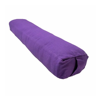 Yoga Direct Pranayama Cotton Yoga Bolster - Purple