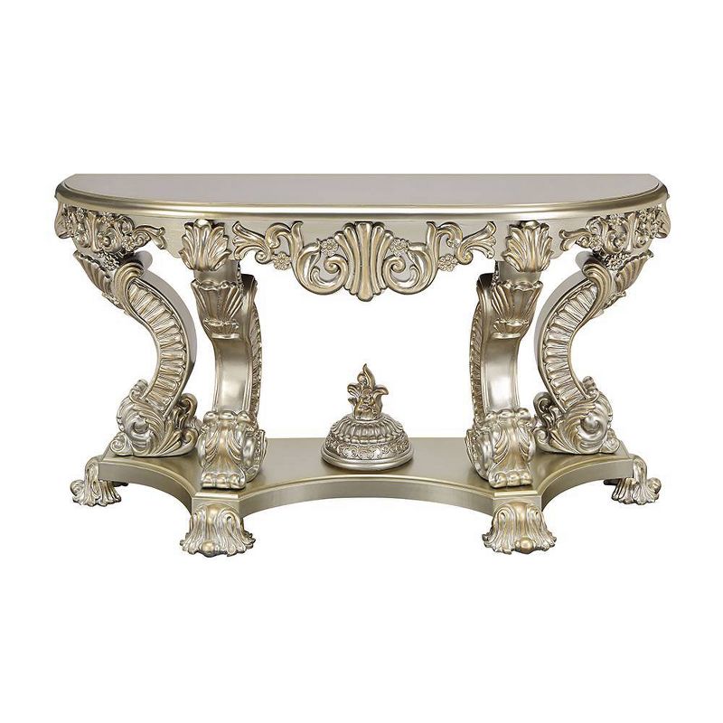 67&#34; Sorina Accent Table Antique Gold Finish - Acme Furniture, 5 of 9