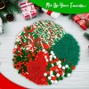 Sprinkle Me This – Happy Holly Days 6 Cell – Holiday Sprinkle Assortment with Red & Green Jimmies, Sanding Sugar, Nonpareils & Confetti - 3 of 4