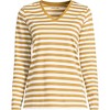 Lands' End Women's Relaxed Supima Cotton Long Sleeve V-Neck T-Shirt - 3 of 3