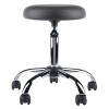 Racxily Clyde Adjustable Cushion Seat Swivel Stool; Charcoal and Chrome - 3 of 4