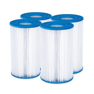 Summer Waves P57100204 Replacement Type A/C Swimming Pool and Hot Tub Spa Cartridge with Heavy Duty Ultimate Filtration Paper (8 Pack)