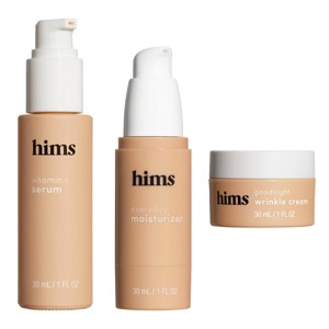 hims Skin Good Night Wrinkle Cream + Morning Serum + Moisturizer Kit - 3pc - 1 of 4