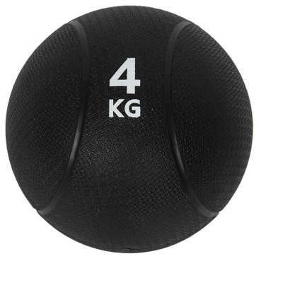 Mind Reader Medicine Ball, Black, 4 kg/8.8 lb.