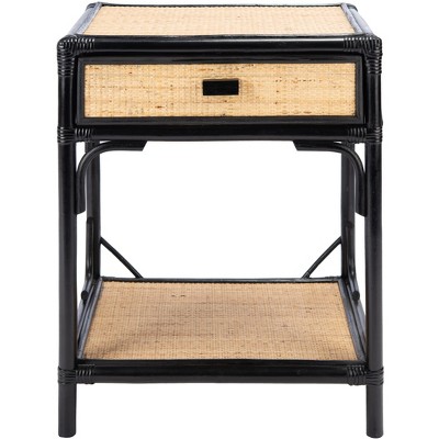 Roya 1 Drawer 1 Shelf Nightstand  - Safavieh