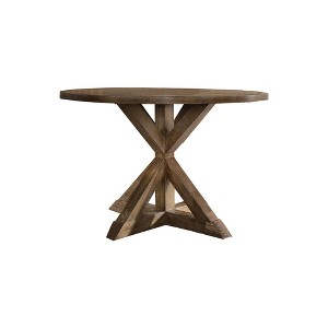 Best Master Furniture,Furniture Venus 48" Round Wood Dinette Table in Antique Natural Oak - 1 of 1