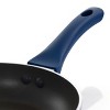 Gibson Home Charmont Nonstick Aluminum Frying Pan in Yale Blue - 4 of 4