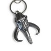 SalesOne LLC Star Wars Mandalorian Mythosaur Logo 3D Flat Back Heavy Duty Metal Car Keychain - 3 of 4
