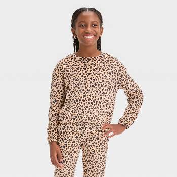 Girls' Microfleece Pullover Sweatshirt - Cat & Jack™