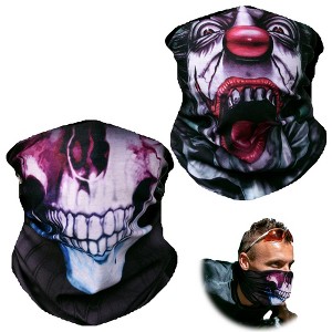 Fun Little Toys 2 PCS Creepy Halloween Bandanas - 1 of 4
