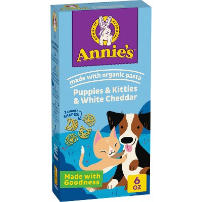 Annie's Puppies & Kitties & White Cheddar Mac and Cheese - 6oz