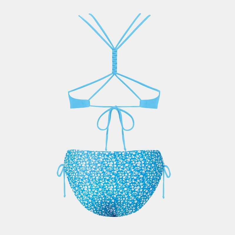 Women's Back Braided Straps Reversible Bikini Set Swimsuit - Cupshe, 2 of 10