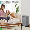 Kitchen Trash Can 3.2 Gallon w/ Soft Close Lid & Foot Pedal Fingerprint Resistant Kitchen Garbage Bin - 3 of 4