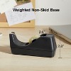 Staples Desktop Tape Dispenser Black 130674 - 4 of 4