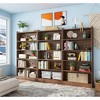 Gulches Wood Bookcase, 72" Tall Bookshelf with 6-Tier Open Storage Shelves - 4 of 4