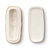 Baguette Ceramic Butter Dish - Bullseye's Playground™ - 4 of 4
