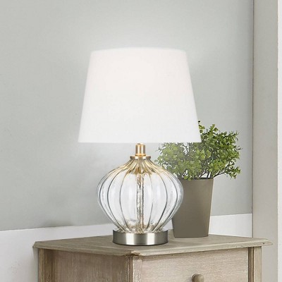 16.5" Clear Glass Accent Lamp  - Cresswell Lighting