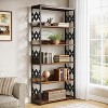 Hommoo Industrial 6-Tier Tall Bookshelf with Metal Frame - 4 of 4