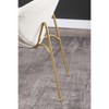 Sapphtopaz Modern Simple Velvet Dining Chairs Set of 2, Upholstered Side Accent Chairs Kitchen Chairs with Gold Metal Legs for Dining Room, Kitchen - 3 of 4