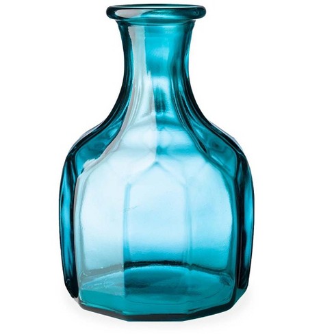 Small Shaped Glass Vase Blue - Threshold™