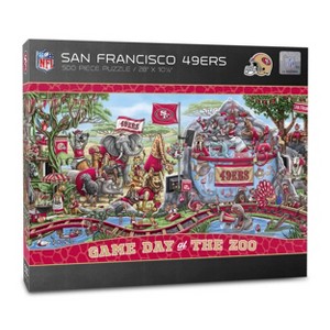 NFL San Francisco 49ers Game Day at the Zoo 500pc Puzzle - 1 of 2