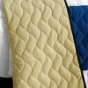 Slickblue Full/Queen 3 PC Quilt Set, Vermicelli-Quilted TC Fabric, Plaid Design, 13 Color Options, 90.5"x90.5" - 2 of 4