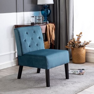 NicBex Accent Chair with Button Tufted Pattern Living Room Chair with High Density Foam Cushion Comfy Chair Lounge Chair for Bedroom - 1 of 4