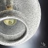 Urban Ambiance Luxury Vintage Pendant,  14"H x 11-3/4"W,  Brushed Nickel Finish, UHP2582 - 4 of 4