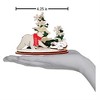 Old World Christmas Ginger Cottage Wooden Ornament for Christmas Tree, Polar Bear & Scarf - 2 of 3