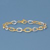 Ross-Simons 14kt 2-Tone Oval-Link Bracelet - 3 of 4