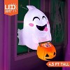 Joyfy 4.5 FT Tall Halloween Inflatable Outdoor Decorations, Inflatable Flying Ghost Broke Out from Window for Window Yard Garden Lawn Outdoor Decor - 2 of 4