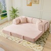 Empire Digilabs Modern Sofa Fold-Out Sofa Bed, Convertible Chair Floor Couch - 4 of 4