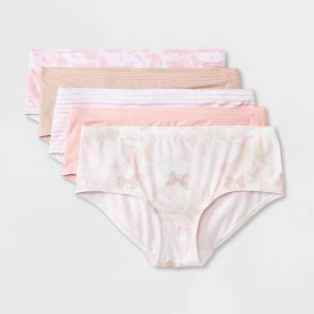 Hanes Girls' 5pk Originals Cotton Hipsters - Colors May Vary 8 : Target