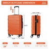 28 Inch Expandable Hard Shell Carry On Luggage with Spinner Wheels, Hardside Carry On Suitcase with Tsa Lock - 2 of 4