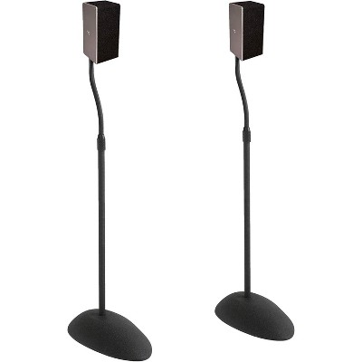 Speaker Stands - Height Adjustable with Universal Compatibility - Works with Vizio, Klipsch, Bose & More