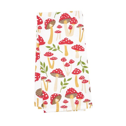 C&F Home Mushroom Forest Cotton Kitchen Towel - image 1 of 3