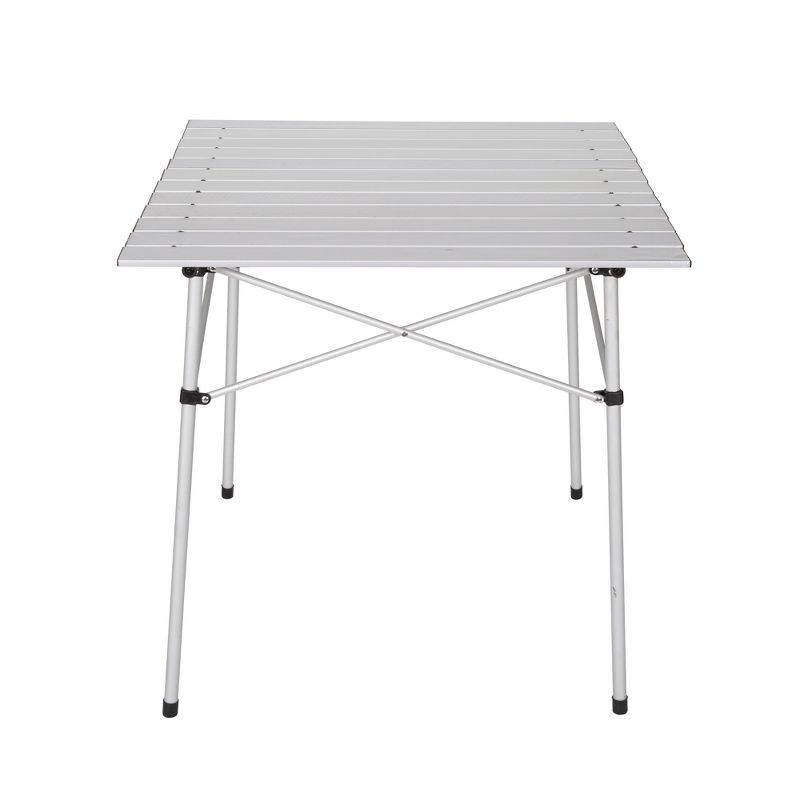 Stansport Aluminum Folding Slat Table 27" x 27", 2 of 10