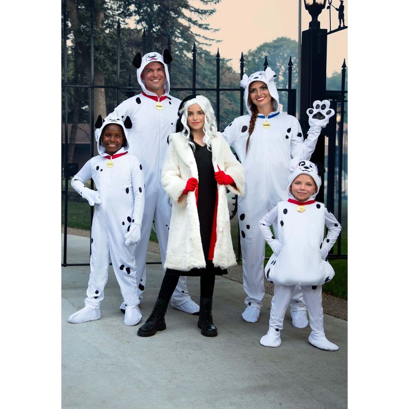 HalloweenCostumes.com Adult 101 Dalmatians Pongo Costume Jumpsuit., 3 of 12